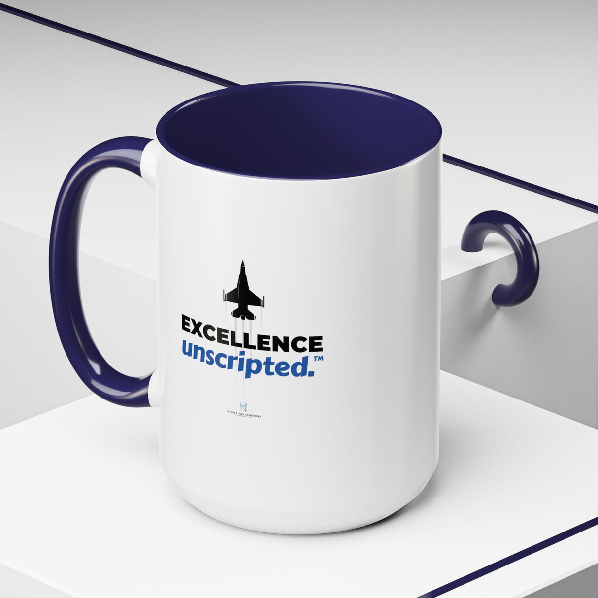 "Excellence Unscripted" 15oz Accent Coffee Mug