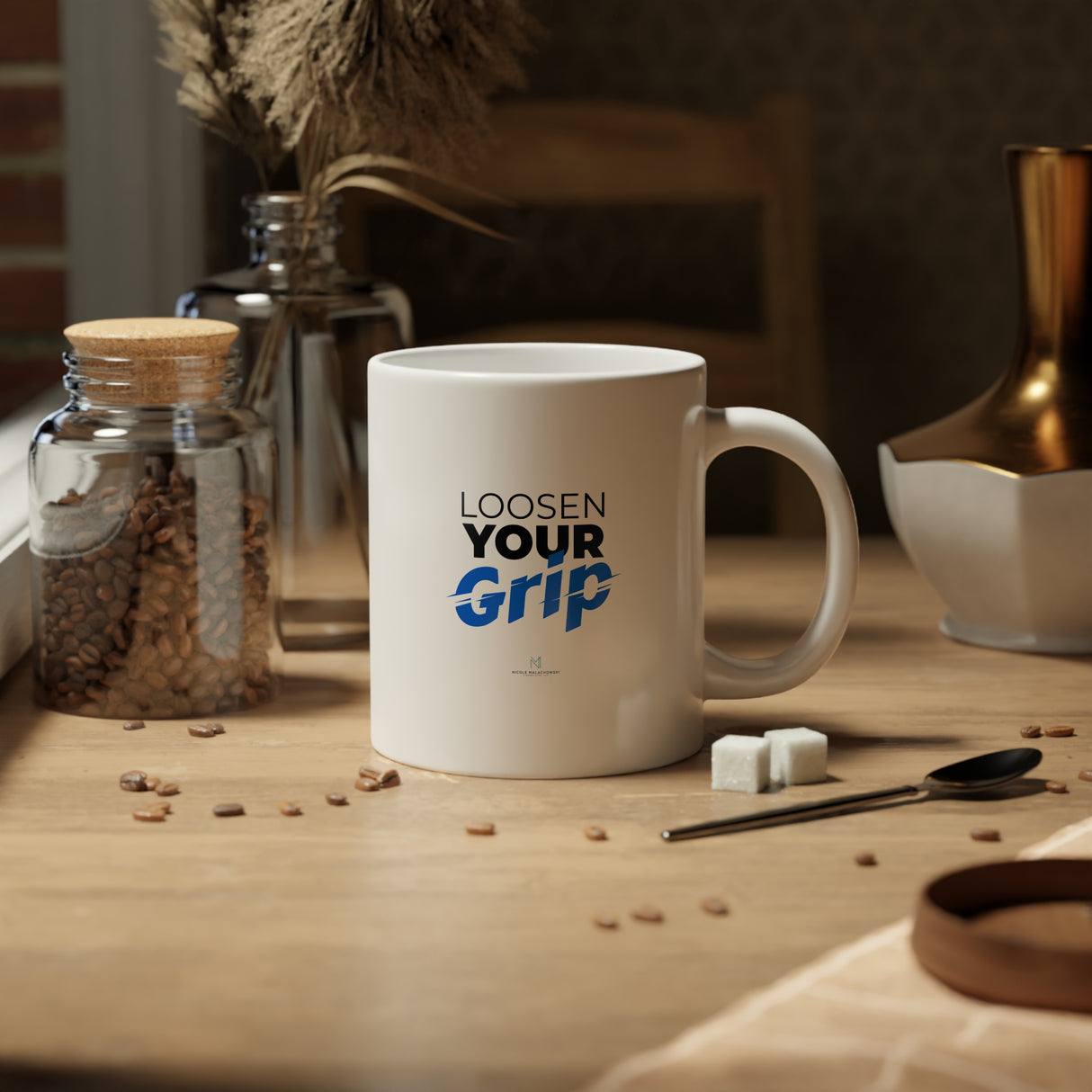 "Loosen Your Grip" Jumbo Mug, 20oz