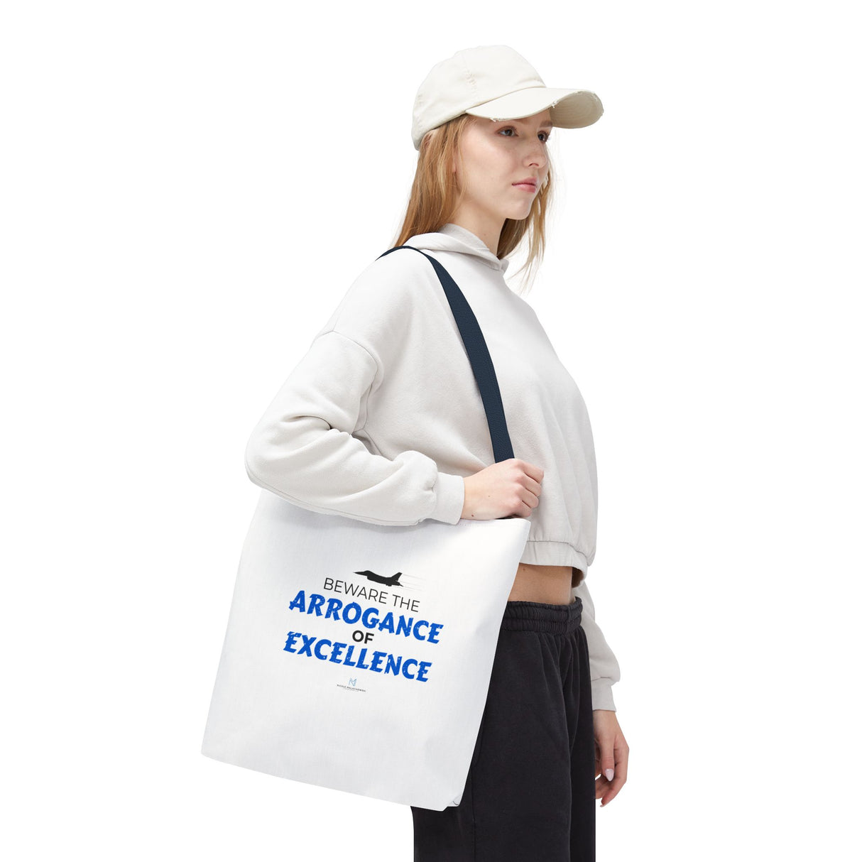 "Arrogance Of Excellence" Reusable Shopping Tote Bag
