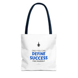 "Define Success" Reusable Shopping Tote Bag