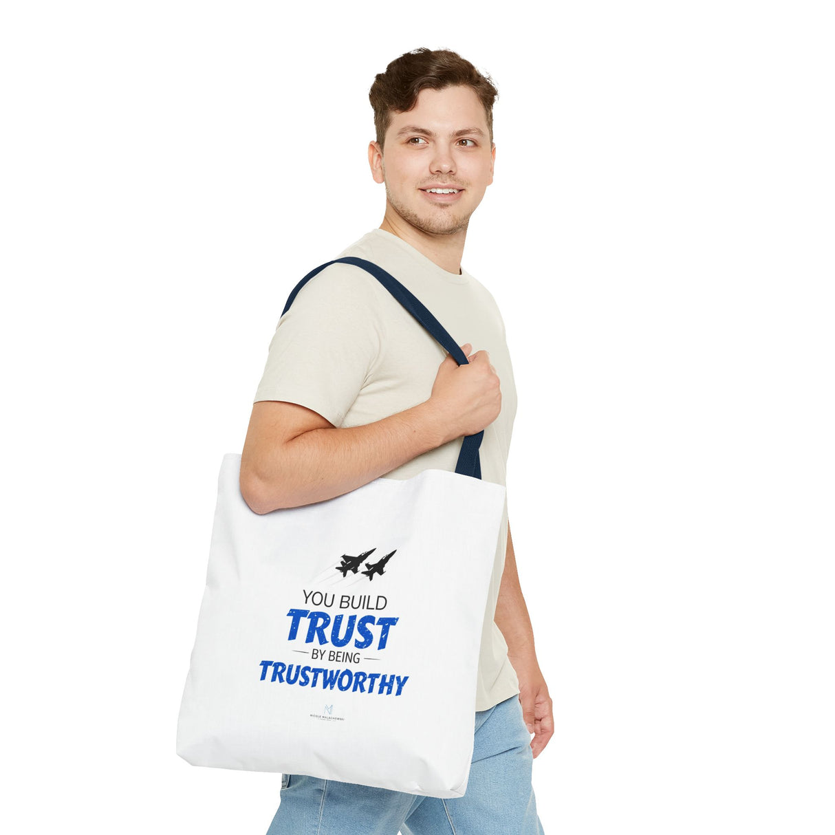 "Build Trust" Reusable Shopping Tote Bag