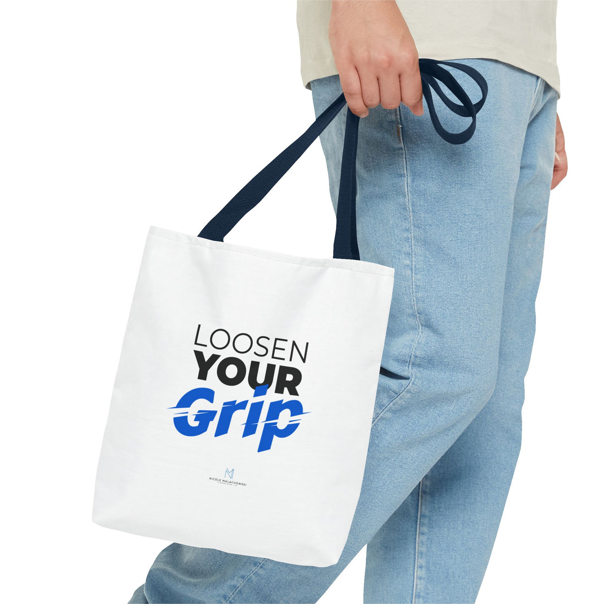 "Loosen Your Grip" Reusable Shopping Tote Bag