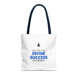 "Define Success" Reusable Shopping Tote Bag