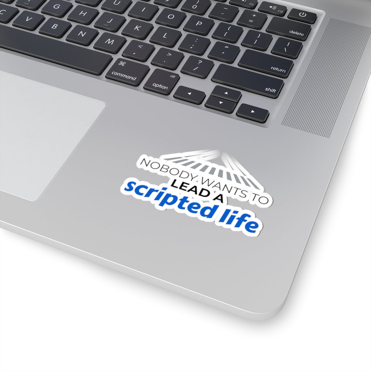 "Scripted Life" Kiss-Cut Sticker