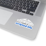 "Scripted Life" Kiss-Cut Sticker