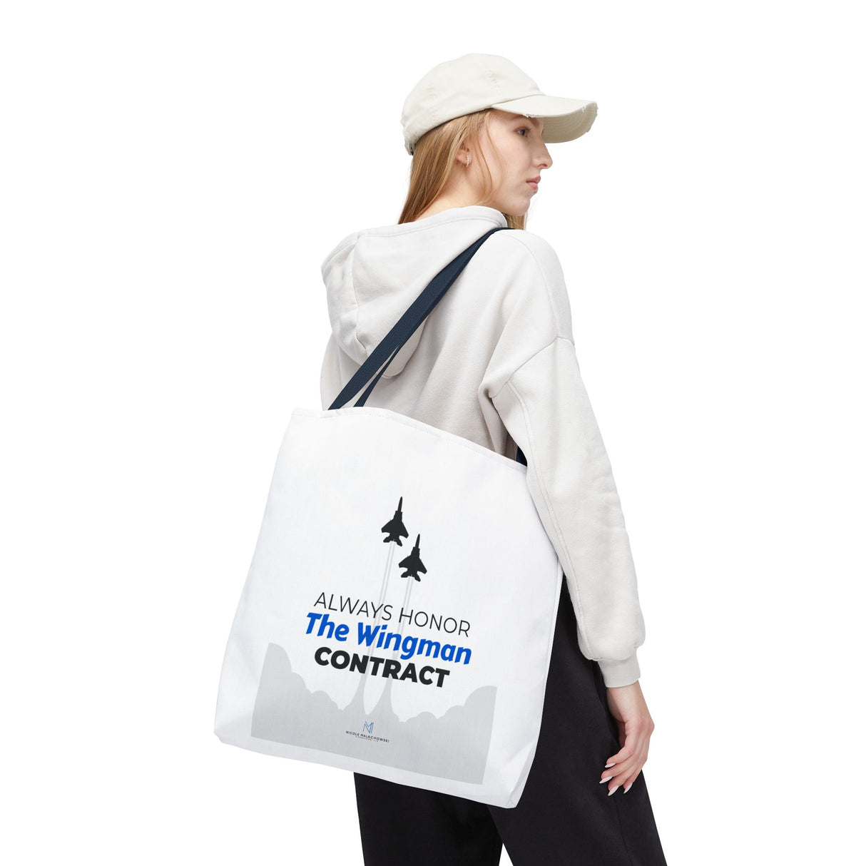"The Wingman Contract" Reusable Shopping Tote Bag