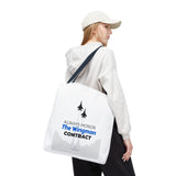 "The Wingman Contract" Reusable Shopping Tote Bag