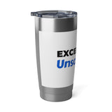 "Excellence Unscripted" 20oz White Tumbler