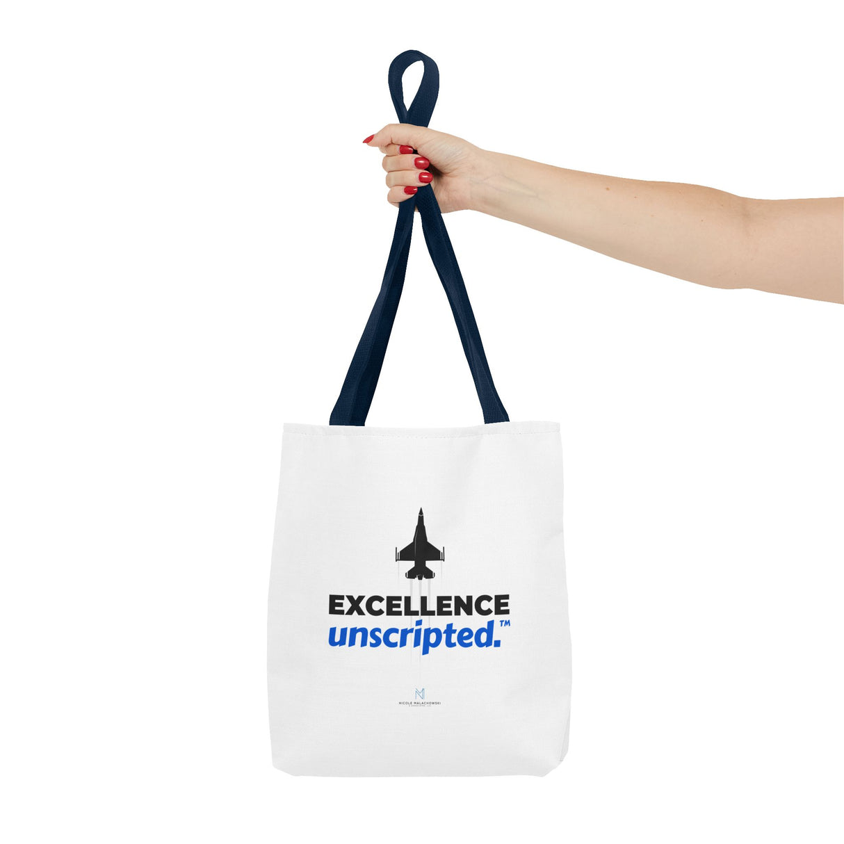"Excellence Unscripted" Reusable Shopping Tote Bag