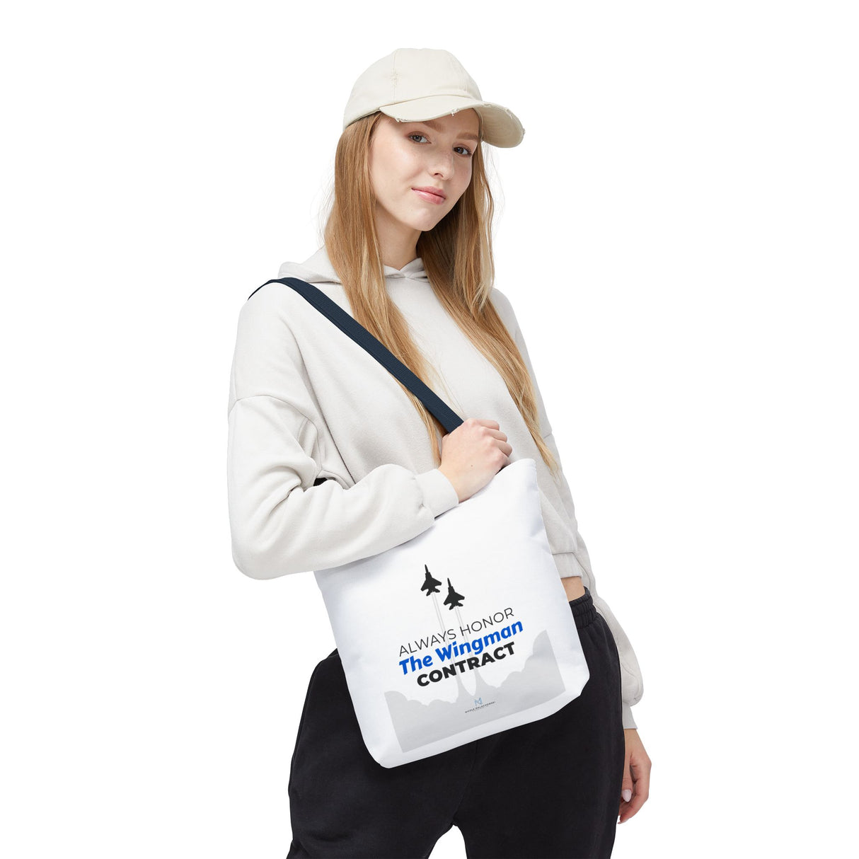 "The Wingman Contract" Reusable Shopping Tote Bag