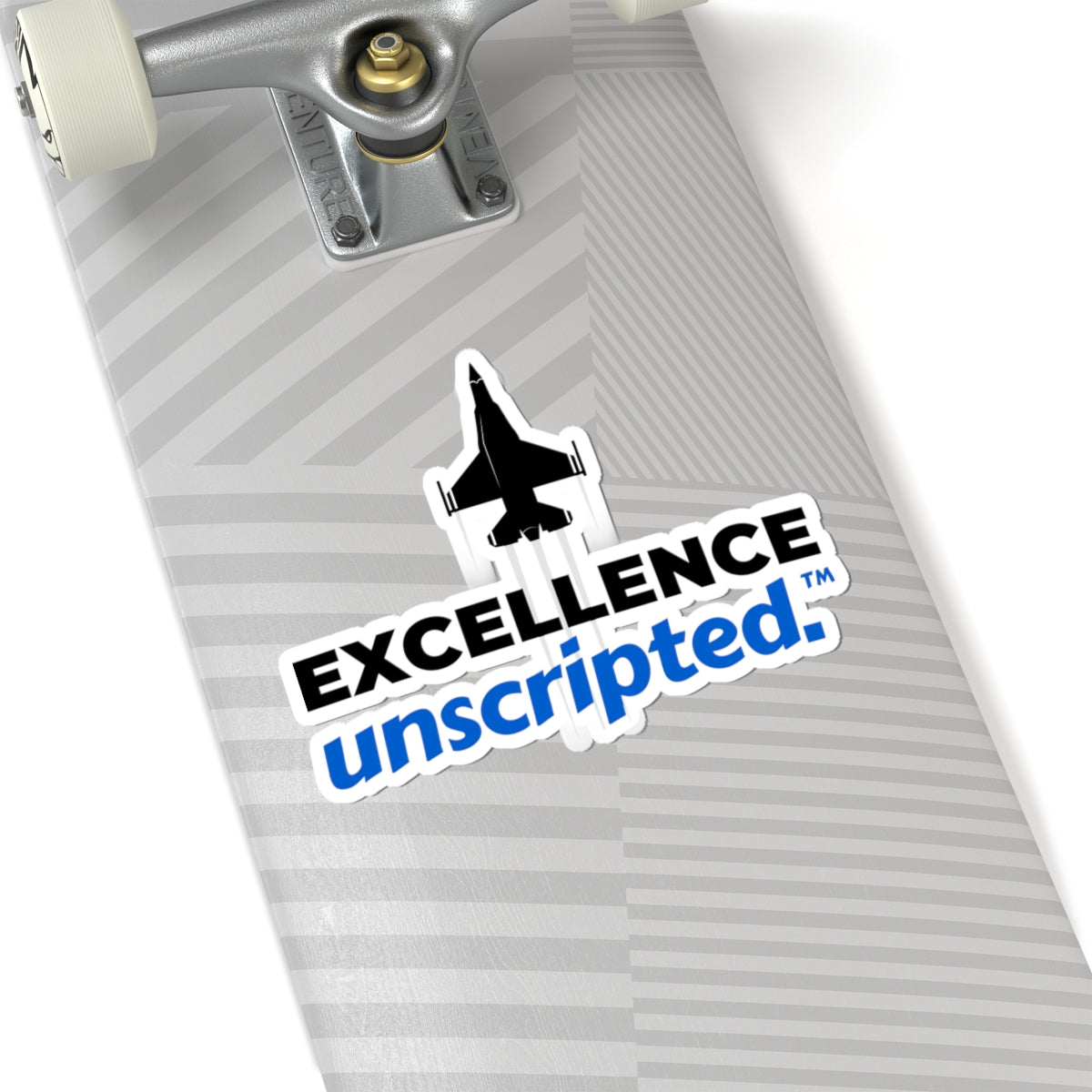 "Excellence Unscripted" Kiss-Cut Sticker