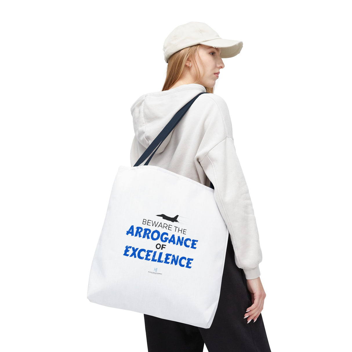 "Arrogance Of Excellence" Reusable Shopping Tote Bag