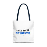 "Yield To Overcome" Reusable Shopping Tote Bag