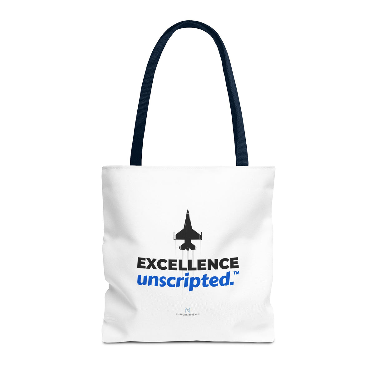 "Excellence Unscripted" Reusable Shopping Tote Bag