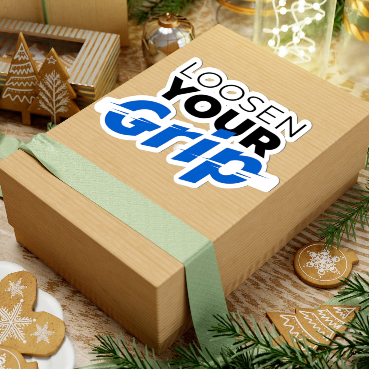"Loosen Your Grip" Kiss-Cut Sticker