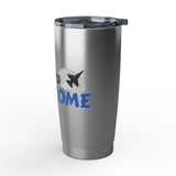 "Yield To Overcome" 20oz Silver Tumbler