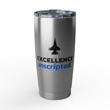"Excellence Unscripted" 20oz White Tumbler