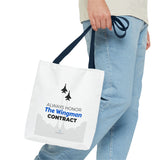 "The Wingman Contract" Reusable Shopping Tote Bag